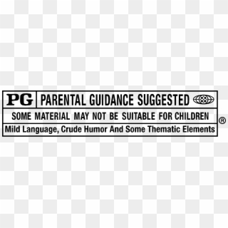 Rated-pg - Parental Guidance Logo Png Clipart