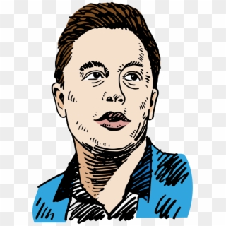 Elon Musk And Tesla Settle Sec Fraud Charges - Musk Vector Elon Musk Drawing Clipart