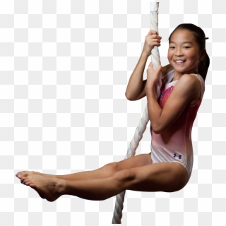 Strong Is Beautiful - Young Strong Female Gymnast Clipart