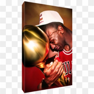 Details About Chicago Bulls Michael Jordan First Championship - Michael Jordan Canvas Painting Clipart