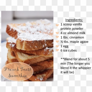 French Toast Smoothie - Toast Clipart