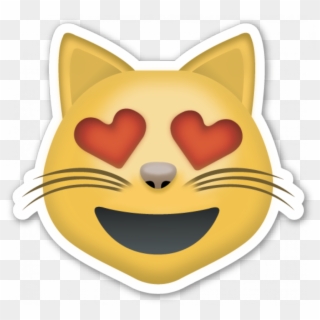 Smile Cat Emoji - Cat Emoji Png Clipart