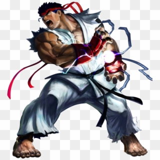 Ryu Hadouken Png - Ryu Street Fighter 5 Png Clipart