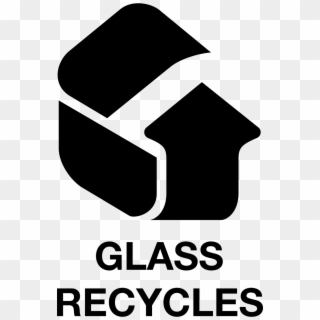 Glass Recycles Logo Clipart