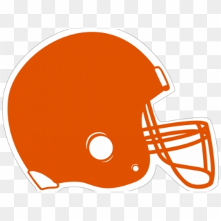 Falcon Clipart Helmet - Orange And White Football Helmet - Png Download