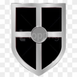 Free Png Black Shield Png Png Image With Transparent - Cross Clipart