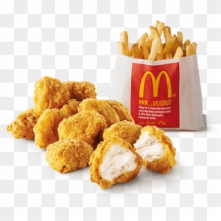 10pk Chicken Mcbites & Small Fries Snack Deal Clipart