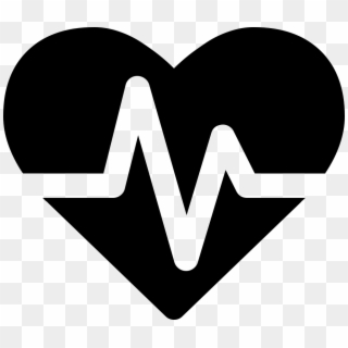 Font Heartbeat Comments - Heart With Heartbeat Svg Clipart