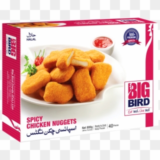 Big Bird Spicy Chicken Nuggets 880 Gm - Big Bird Food Pvt Ltd Clipart