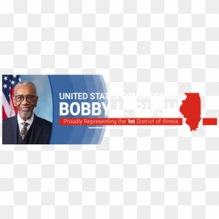 Congressman Bobby Rush - Electric Blue Clipart