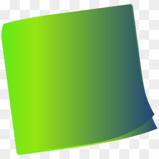 Green Sticky Note Png Clipart