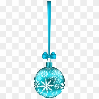 Blue Christmas Ball Transparent Png Clip Art Image - Bola De Natal Azul Turquesa