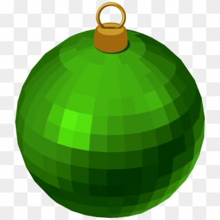 Green Modern Christmas Ball Png Clipart - Green Xmas Ball Png Transparent Png