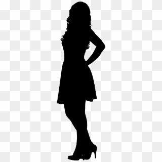 Free Download - Woman Black Silhouette Png Clipart