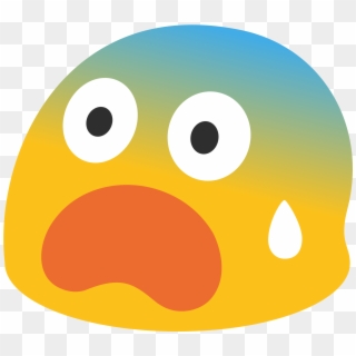 Emoji Fear Clipart