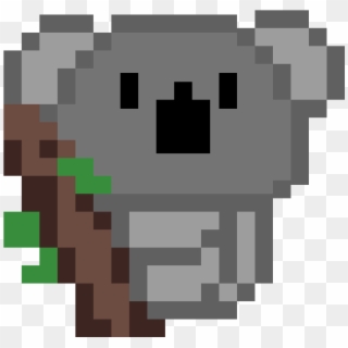 Koala Pixel Art , Png Download - Pechera De Hierro Png Minecraft Clipart