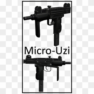 Ecco Qui Un Esemplare Della Mitraglietta "micro Uzi" - Assault Rifle Clipart