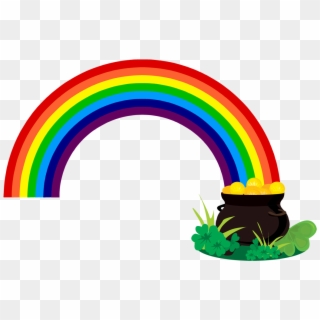 900 X 602 12 - St Patricks Day Rainbow Clipart