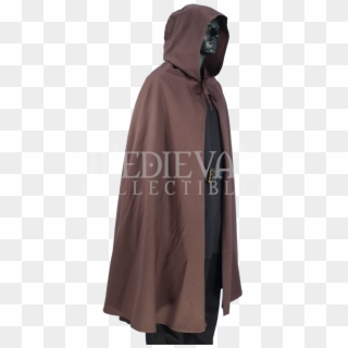Cape Coat With Hood Png Pic - Men's Hooded Cloak Pattern Clipart