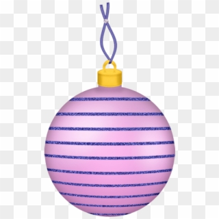 Free Png Transparent Pink And Blue Christmas Ball Png - Christmas Clip Art Ornaments Purple