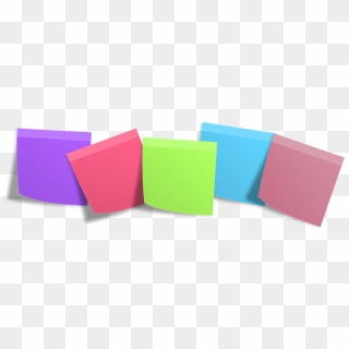 Post It Notes Png - Row Of Sticky Notes Transparent Png Clipart