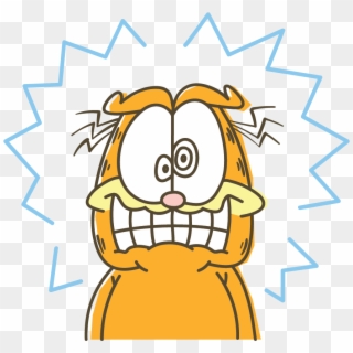 Garfield Line Messaging Sticker - Cartoon Clipart