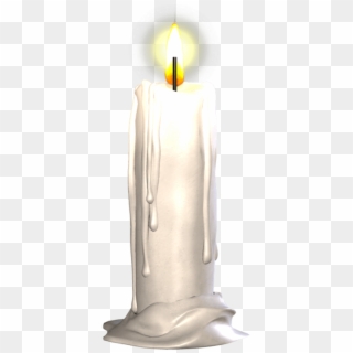 Candle Single - Transparent Candle Png Clipart