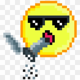 Thug Life Weed Png , Png Download - Smash Ball Pixel Art Clipart