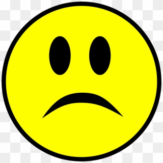 Smiley Sad Png - Yellow Sad Smiley Face Clipart