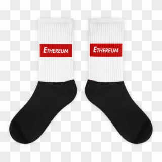 Ethereum Supreme Socks - Funny Christmas Socks Clipart