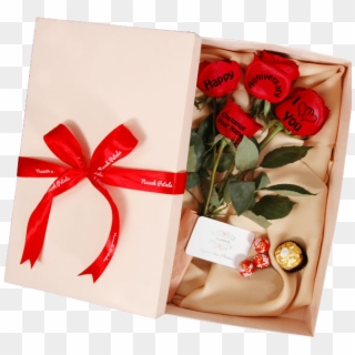 4red Rose Anniversary Gift Box - Wedding Anniversary Gift Box Clipart