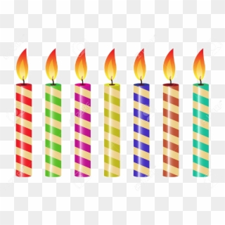 Birthday Candles Png Free Download - Candle Clipart