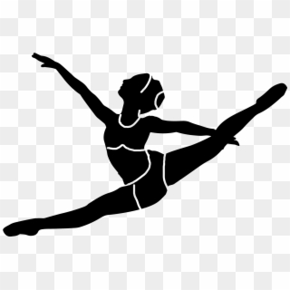 Dancer Silhouette - Graphics - Figure Skating Jumps Clipart