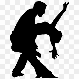 Dancing Couple Silhouette Clip Art At Getdrawings - Silhouette Of Salsa Dancing - Png Download