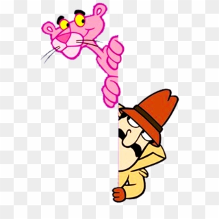 Pink Panther And Inspector Clouseau Cartoon Clipart
