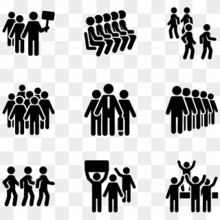 Crowd - Crowd Icon Clipart