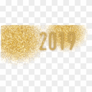 New Year Glitter - New Year 2019 Png Clipart