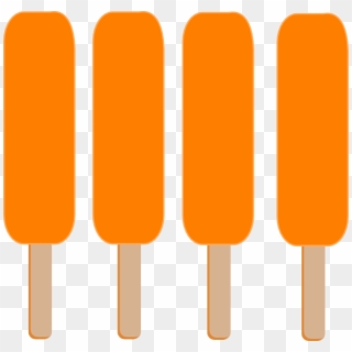 Small - Orange Popsicle Clipart - Png Download
