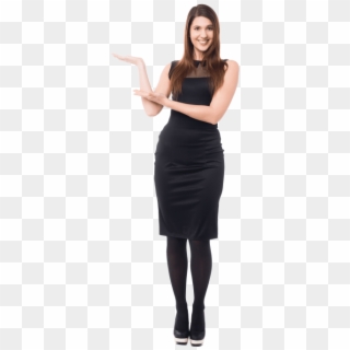 Free Png Women Pointing Left Png Images Transparent - Standing Sitting Png Yomen Clipart