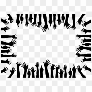 Writers' Room - Black And White Unity Hands Clipart