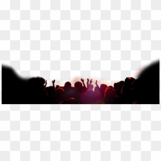Concert Silhouette Png - Crowd Clipart