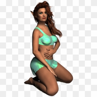 Elf Maiden Fantasy Girl Woman 1017828 - Sexy Women On Transparent Background Clipart