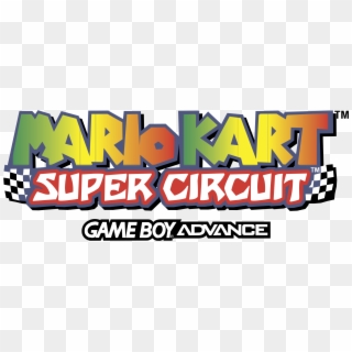 Mario Kart Super Circuit Logo Png Transparent - Graphic Design Clipart