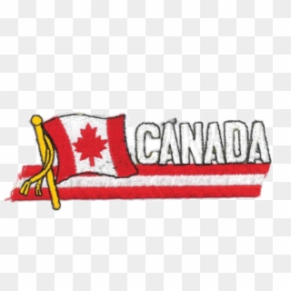 1408 Canada Flag Patch - Pillow Clipart