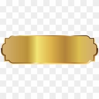 Golden Name Plate Png Clipart