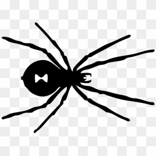 Spider Clipart Clipart Black And White - Black Widow Spider Mark - Png Download