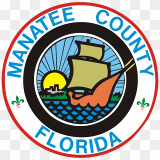 Seal Of Manatee County, Florida - Manatee County Seal Clipart