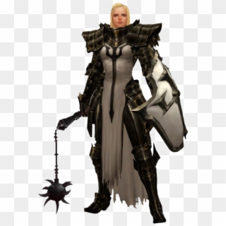 Diablo Female Crusader Cosplay Clipart
