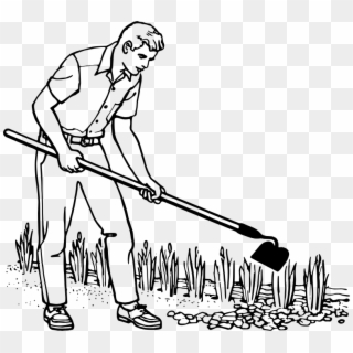 Medium Image - Gardener Clipart Black And White - Png Download