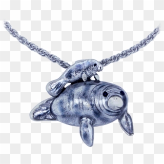Check Out The Deal On Guy Harvey Manatee Necklace At - Pendant Clipart